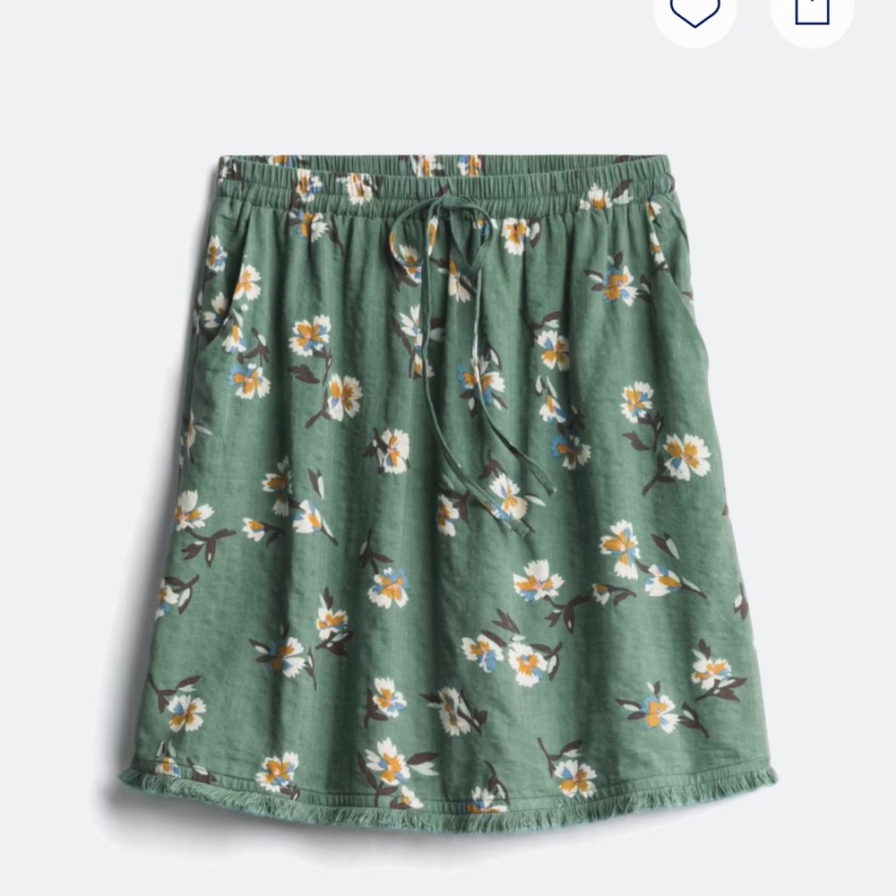 Skies Are Blue Floral Skirt